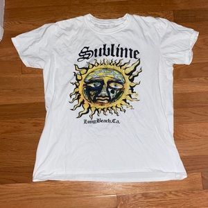 White Sublime shirt, size large